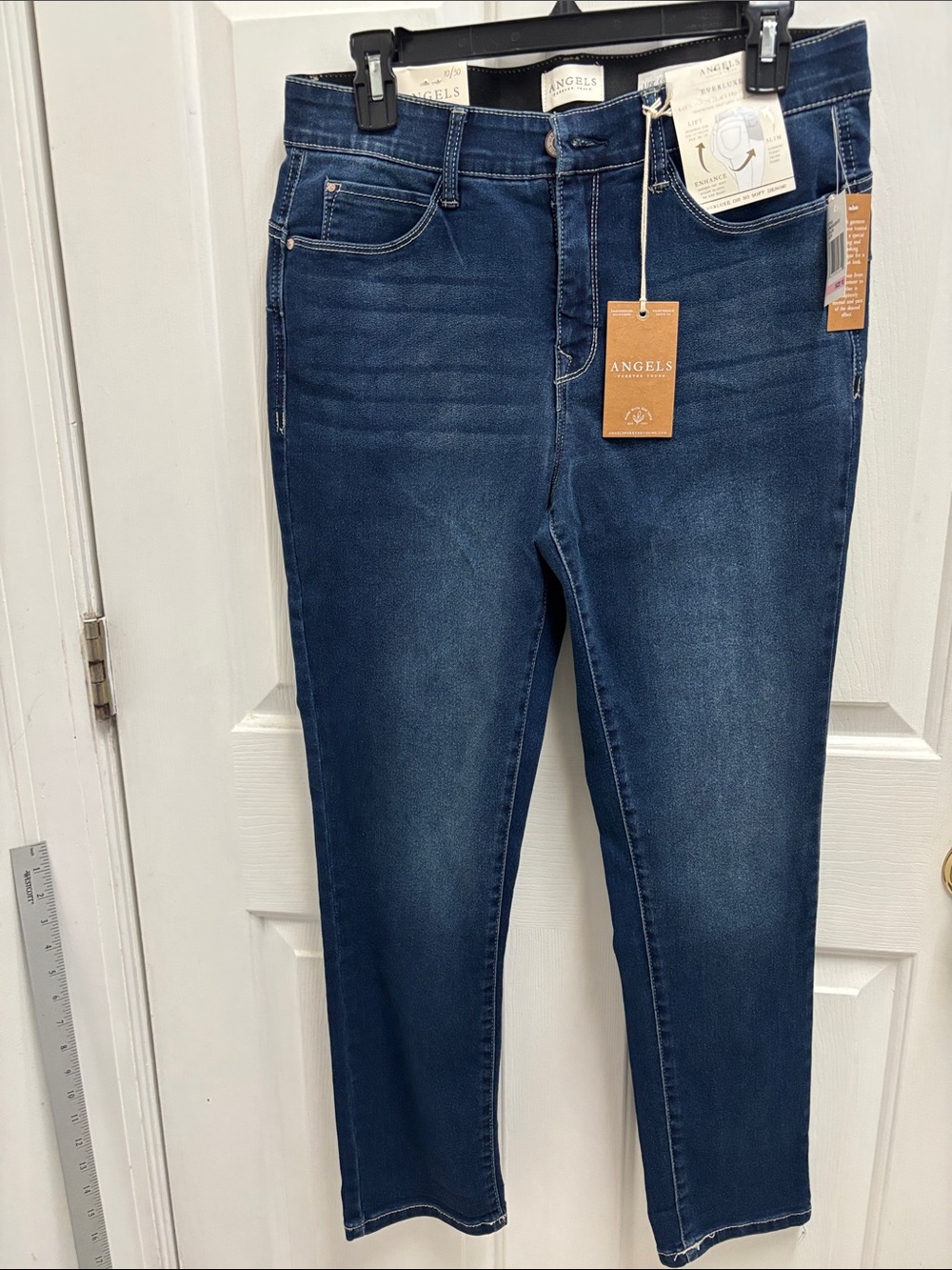 Angels Skinny Jeans in Dark Blue Wash